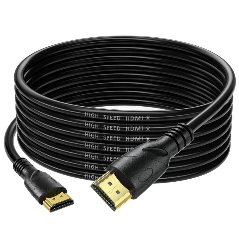 Jorenca 4K HDMI Cable 25ft Ultra High Speed HDMI 2.0 Cord 4K@60Hz 18gbps, Gold Plated Connector,Ethernet Audio Video Return,Compatible for 1080p 3D HDTV PC Xbox Arc Laptop PS3/4/5/9 etc - Image 1